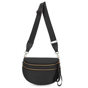 1942 Checkered Crossbody Bag Spacious Bum Bags Nylon Fanny Packs Belt Bag